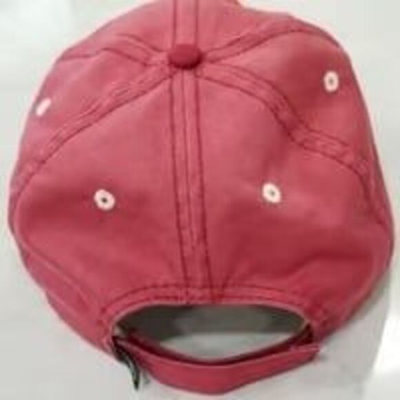 Shalimar Creek golf Hat hook & loop strapback Page & Tuttle red - Picture 6 of 11